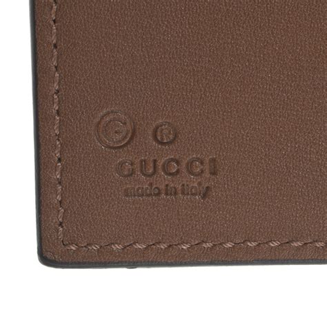 gucci bifold short wallet|Gucci bifold wallet microguccissima.